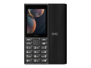HMD 105 4G - 4G funktionstelefon - dual-SIM - RAM 128 MB / Intern hukommelse 64 MB - microSD slot - sort