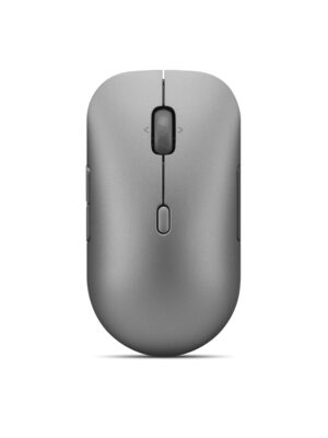 Lenovo Pro Plus 6050 - Mus - multitilstand - optisk - 6 knapper - trådløs - Bluetooth 5.3, 2.4 GHz - trådløs modtager (USB) - luna-grå - brun kasse - for ThinkPad T16 Gen 4 21QN