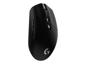 Logitech G G305 - Mus - optisk - 6 knapper - trådløs - 2.4 GHz - trådløs modtager (USB) - sort - Billede 3