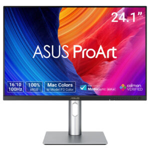 ASUS ProArt PA248QFV - LED-skærm - 24"" (24.1"" til at se) - 1920 x 1200 WUXGA @ 100 Hz - IPS - 350 cd/m² - 1500:1 - HDR10 - 5 ms - 2xHDMI, DisplayPort - højtalere - sort - med Zero Bright Dot garanti