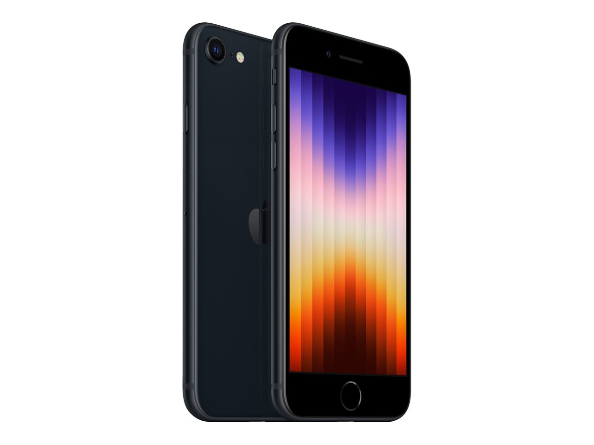 Apple iPhone SE (3rd generation) - 5G smartphone - dual-SIM / Intern hukommelse 64 GB - LCD-skærm - 4.7"" - 1334 x 750 pixels - rear camera 12 MP - front camera 7 MP - midnat - Preowned Grade B - Billede 4