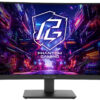 ASRock Phantom Gaming PG27QRT1B&nbsp- Kurvet 27"" - VA panel - 16:9 - 2560 x 1440 (FHD) - 300 nits - 95% DCI-P3 - 2x HDMI 2.0 - 1x DisplayPort 1.4 - 180Hz - Højtalere