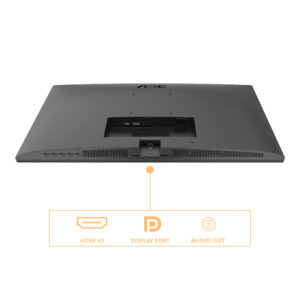 AOC Basic-line U27B3M - B3 Series - LED-skærm - 27"" - 3840 x 2160 4K UHD (2160p) @ 60 Hz - VA - 300 cd/m² - 3500:1 - HDR10 - 4 ms - HDMI, DisplayPort - sort - Billede 4