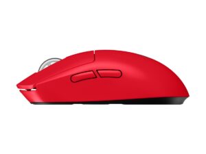 Logitech G PRO X SUPERLIGHT 2 SE - Mus - gaming - optisk - 5 knapper - trådløs - 2.4 GHz - USB Logitech LIGHTSPEED-modtager - rød - Billede 4