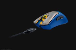 Razer DeathAdder V3 Pro - Mus - ultra-letvægt, esport - ergonomisk - højrehåndet - optisk - 5 knapper - trådløs, kablet - trådløs modtager (USB) - Fortnite-udgave