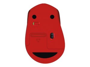 Logitech M330 SILENT PLUS - Mus - 3 knapper - trådløs - 2.4 GHz - trådløs modtager (USB) - rød - Billede 5