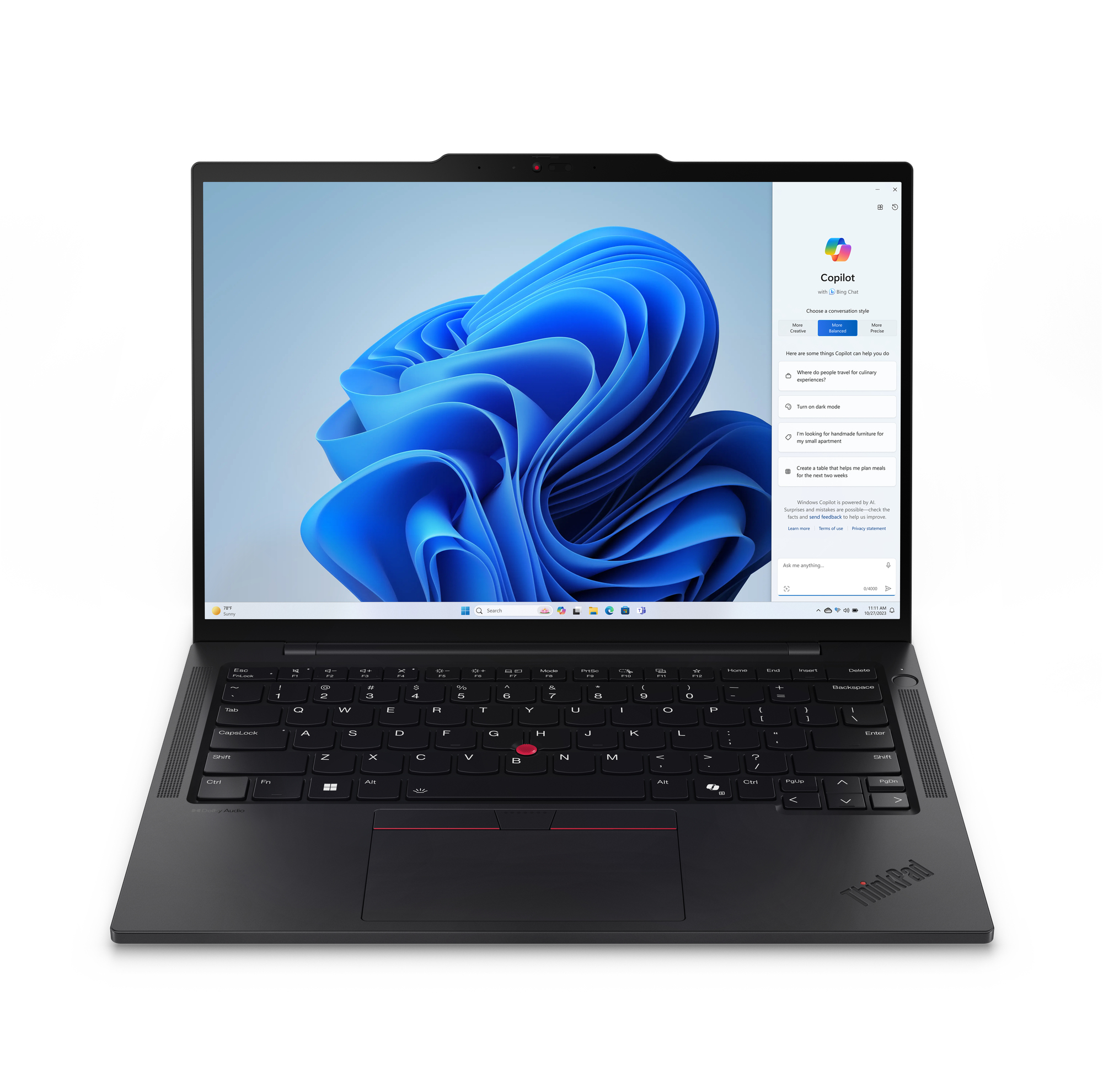 Lenovo ThinkPad T14s Gen 5 Intel Core Ultra 7 155U Laptop 35,6 cm (14") WUXGA 16 GB LPDDR5x-SDRAM 512 GB SSD Wi-Fi 6E (802.11ax) Windows 11 Pro Sort Nordisk