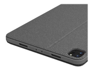 Logitech Combo Touch - Tastatur og folio-kasse - med trackpad - bagbelyst - Apple Smart connector - QWERTY - Pan Nordic - oxford-grå - for Apple 11-inch iPad Pro (1. generation, 2. generation, 3. generation) - Billede 4