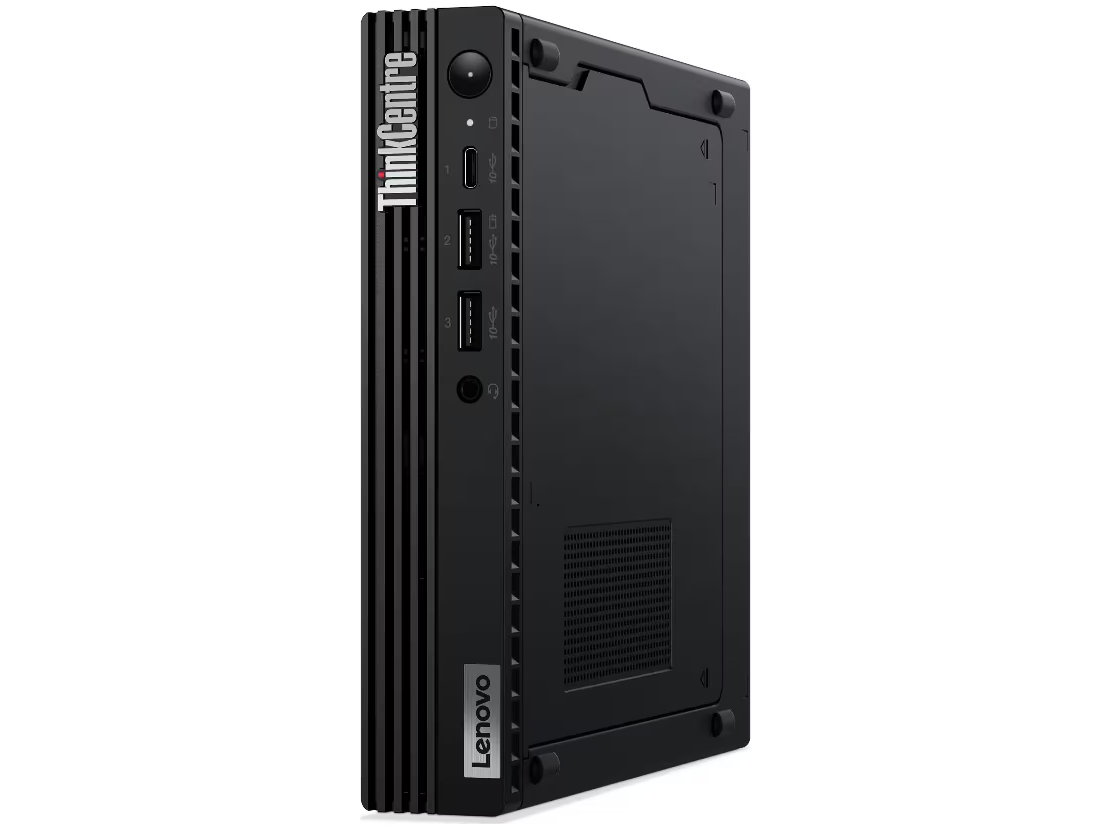 Lenovo ThinkCentre M80q Gen 3 - Lille Core i3 - 12300T / op til 4.2 GHz - RAM 8 GB - SSD 256 GB - UHD Graphics 730 - Gigabit Ethernet, Wi-Fi - Win 11 Pro - sort - Preowned Grade A