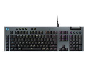 Logitech G G915 X - Tastatur - bagbelyst - USB - QWERTY - US International - tastkontakt: GL Tactile - sort