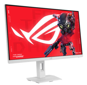 ASUS ROG Strix XG27ACMES-W - LED-skærm - gaming - 27"" - 2560 x 1440 QHD @ 255 Hz - Fast IPS - 400 cd/m² - 1300:1 - DisplayHDR 400 - 0.3 ms - HDMI, DisplayPort, USB-C - hvid - Billede 4
