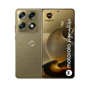 Motorola signature - 5G smartphone - dual-SIM - RAM 16 GB / Intern hukommelse 512 GB - OLED display - 6.78"" - 2780 x 1264 pixels (165 Hz) - 3x bagkamera 50 MP, 50 MP, 50 MP - front camera 50 MP - pantone martini oliven