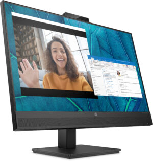 HP M27m Conferencing Monitor - LED-skærm - 27"" - 1920 x 1080 Full HD (1080p) @ 75 Hz - IPS - 300 cd/m² - 1000:1 - 5 ms - HDMI, DisplayPort, USB-C - højtalere - sort stander, sort hoved - Billede 3