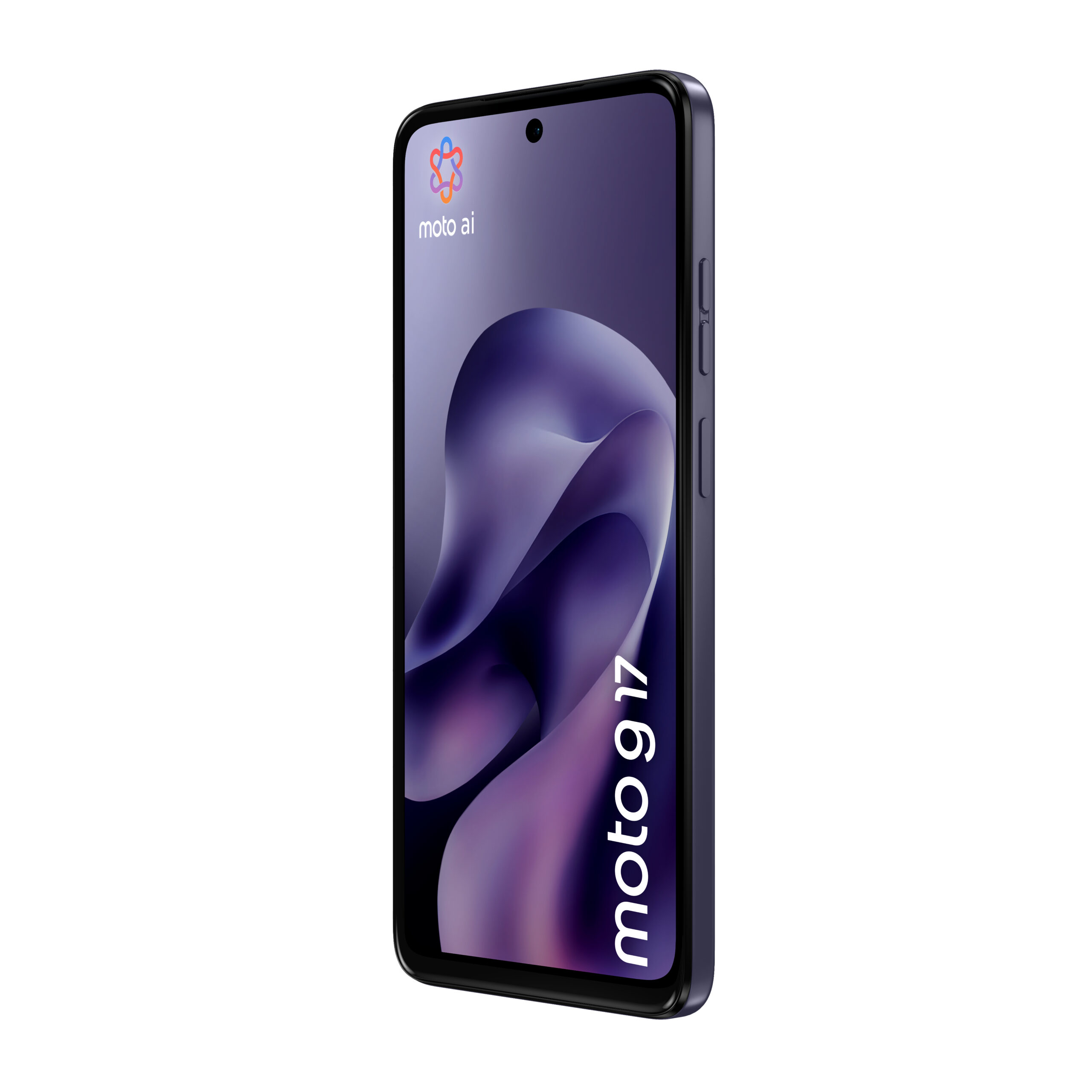 Motorola Moto G17 - 4G smartphone - dual-SIM - RAM 4 GB / Intern hukommelse 128 GB - microSD slot - LCD-skærm - 6.72"" - 2400 x 1080 pixels (60 Hz) - 3x bagkamera 50 MP, 5 MP - front camera 32 MP - pantone aftenblå - Billede 5