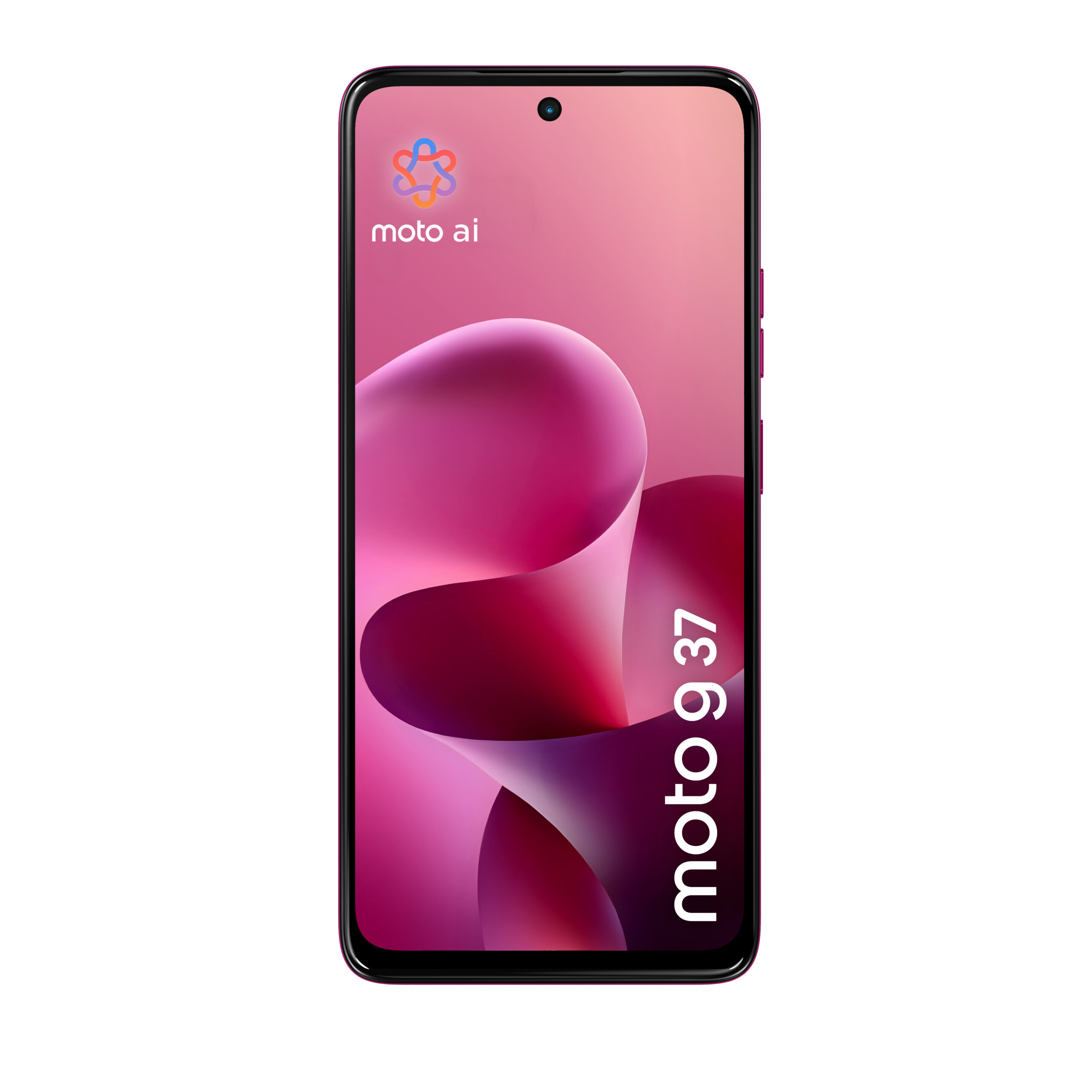 Motorola Moto G37 - 5G smartphone - dual-SIM - RAM 4 GB / Intern hukommelse 128 GB - microSD slot - LCD-skærm - 6.67"" - 1604 x 720 pixels (120 Hz) - 2x bagkameraer 50 MP - front camera 8 MP - fuchsiarød - Billede 3