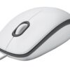Logitech M100 - Mus - fuld størrelse - højre- og venstrehåndet - optisk - 3 knapper - kablet - USB