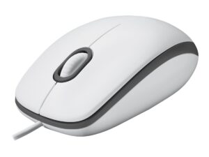 Logitech M100 - Mus - fuld størrelse - højre- og venstrehåndet - optisk - 3 knapper - kablet - USB