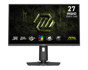 MSI MAG 274QPFDE X32 - LED-skærm - gaming - 27"" - 2560 x 1440 WQHD @ 320 Hz - Fast IPS - 400 cd/m² - 1000:1 - DisplayHDR 400 - 0.5 ms - 2xHDMI, DisplayPort