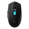 Logitech G G305 X SUPERLIGHT - Mus - gaming - optisk - 6 knapper - trådløs - 2.4 GHz, Bluetooth - USB Logitech LIGHTSPEED-modtager - sort