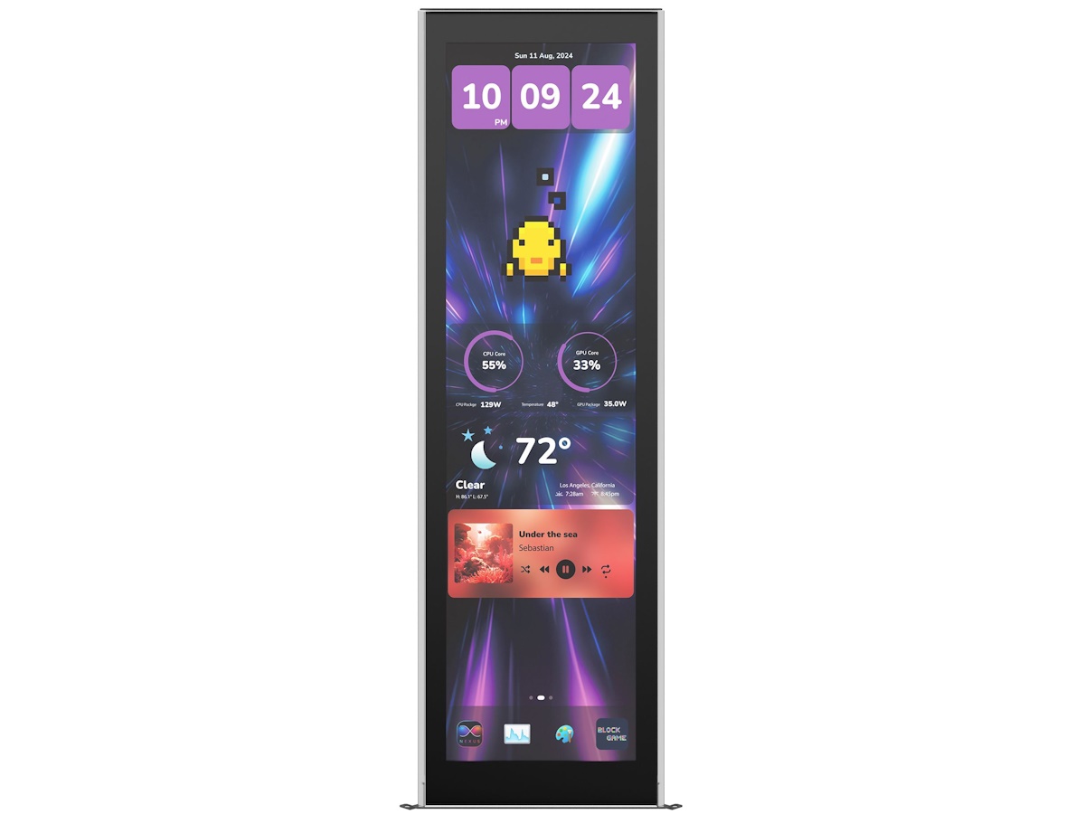 HYTE Y70 Touch Infinite Display Opgradering - 14.9"" - IPS - 682 x 2560 (2.5K) @ 60Hz - Opgradering - for: HYTE Y70 Series