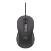 Logitech Signature M520 L for Business - Mus - højre- og venstrehåndet - optisk - 4 knapper - kablet - USB-C