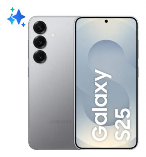 Samsung Galaxy S25 - 5G smartphone - dual-SIM - RAM 12 GB / Intern hukommelse 128 GB - OLED display - 6.2"" - 2340 x 1080 pixels (120 Hz) - 3x bagkamera 50 MP, 12 MP, 10 MP - front camera 12 MP - silver shadow