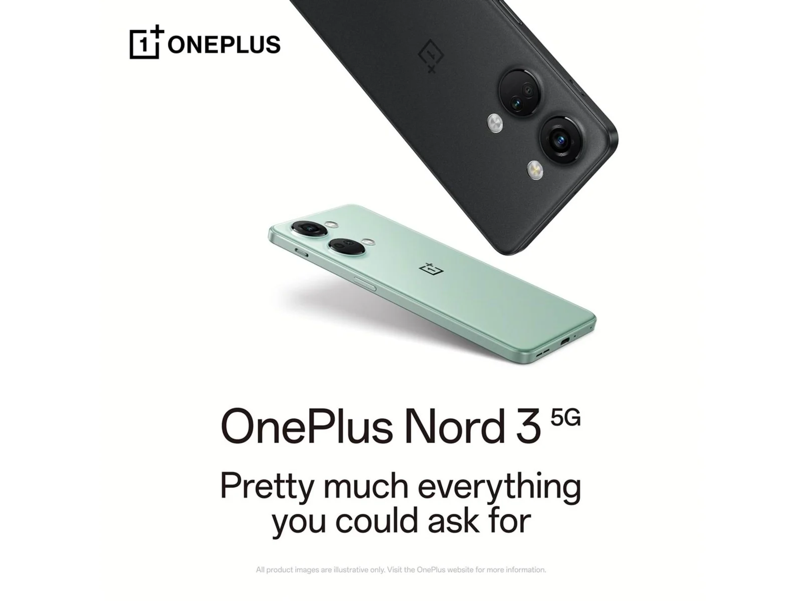 OnePlus Nord 3 128GB/8GB - Misty Green - Billede 3