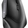 CHERRY MW 4500 - Lodret mus - ergonomisk - højrehåndet - optisk - 6 knapper - trådløs - 2.4 GHz - trådløs modtager (USB) - sort