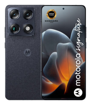 Motorola signature - 5G smartphone - dual-SIM - RAM 16 GB / Intern hukommelse 512 GB - OLED display - 6.78"" - 2780 x 1264 pixels (165 Hz) - 3x bagkamera 50 MP, 50 MP, 50 MP - front camera 50 MP - pantone carbon
