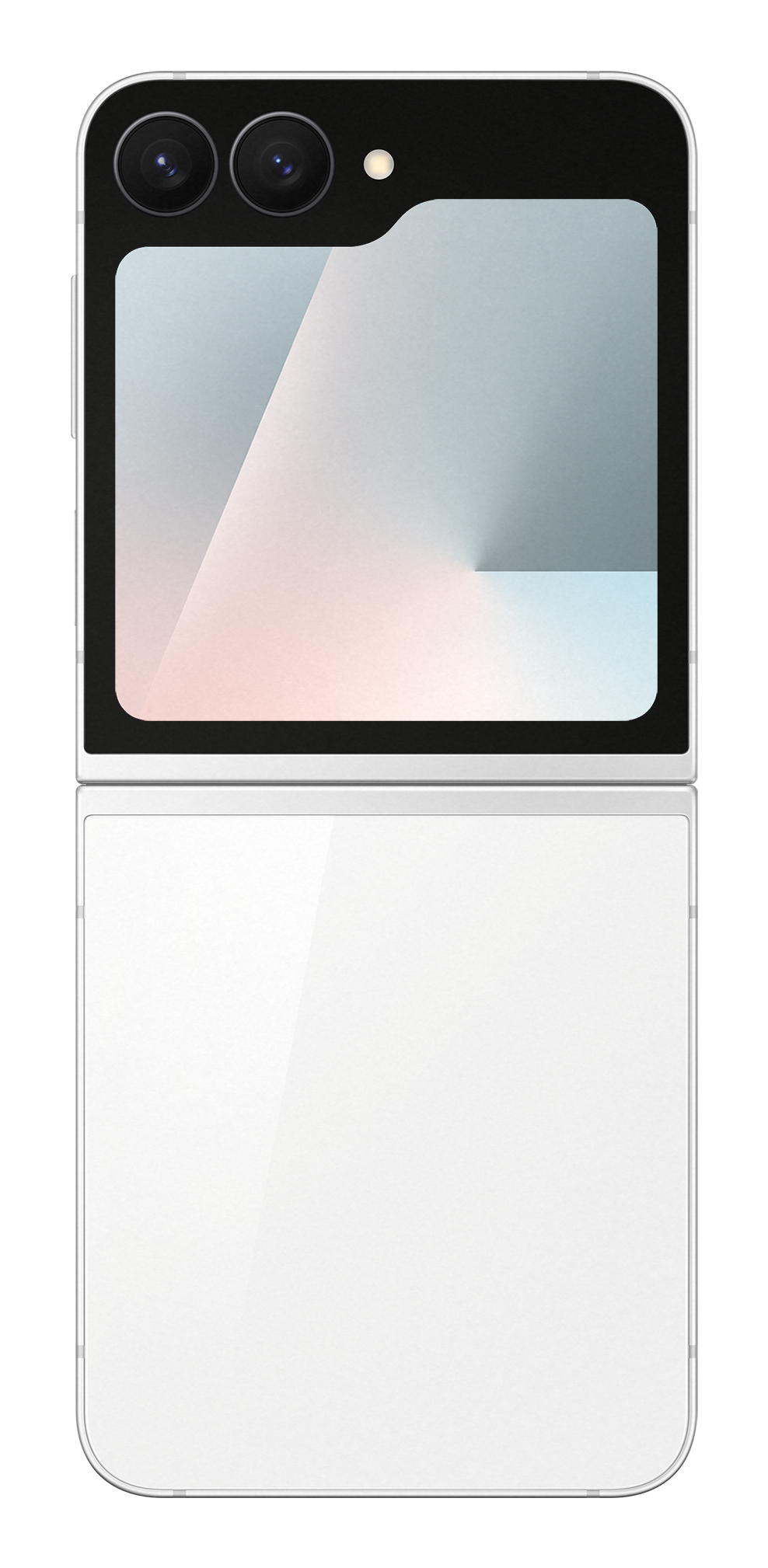 Samsung Galaxy Z Flip7 FE - 5G smartphone - dual-SIM - RAM 8 GB / Intern hukommelse 256 GB - OLED display - 6.7"" - 2640 x 1080 pixels (120 Hz) - 2x bagkameraer 50 MP, 12 MP - front camera 10 MP - hvid - Billede 4