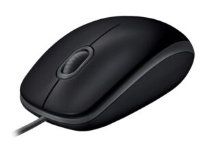 Logitech B110 Silent - Mus - højre- og venstrehåndet - optisk - 3 knapper - kablet - USB