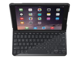 Logitech Slim Folio - Tastatur og folio-kasse - trådløs - Bluetooth - AZERTY - fransk - sort - Billede 3