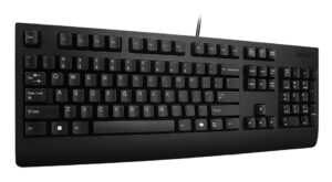Lenovo Preferred Pro II - Tastatur - full size - USB - QWERTY - dansk - sort - brun kasse - Billede 3