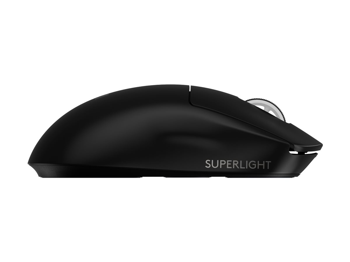 Logitech G PRO X SUPERLIGHT 2 - Mus - gaming - optisk - 5 knapper - trådløs - 2.4 GHz - USB Logitech LIGHTSPEED-modtager - sort - Billede 3