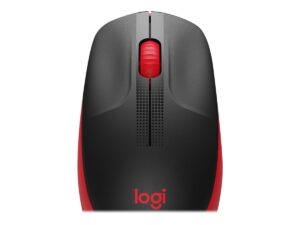 Logitech M190 - Mus - optisk - 3 knapper - trådløs - trådløs modtager (USB) - rød - Billede 5