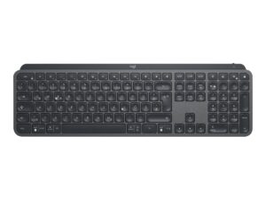 Logitech MX Keys - Tastatur - bagbelyst - trådløs - Bluetooth - QWERTZ - tysk - grafit - Billede 2