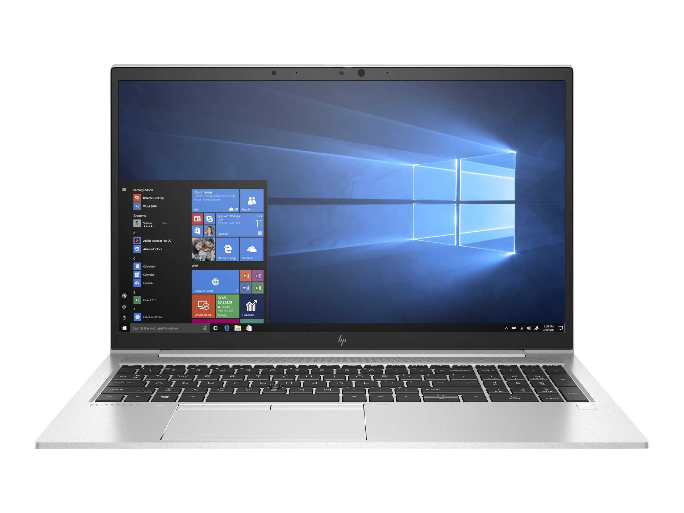 HP EliteBook 855 G7 15.6" 4650U 8GB 256GB Vega Windows 11 Pro Grade C - Billede 2