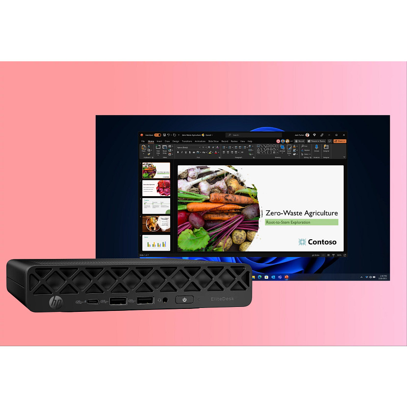 HP EliteDesk 8 G1i AI Mini - Core Ultra 5 235 | 24 GB RAM | 512 GB SSD | Win 11 Pro - Billede 3