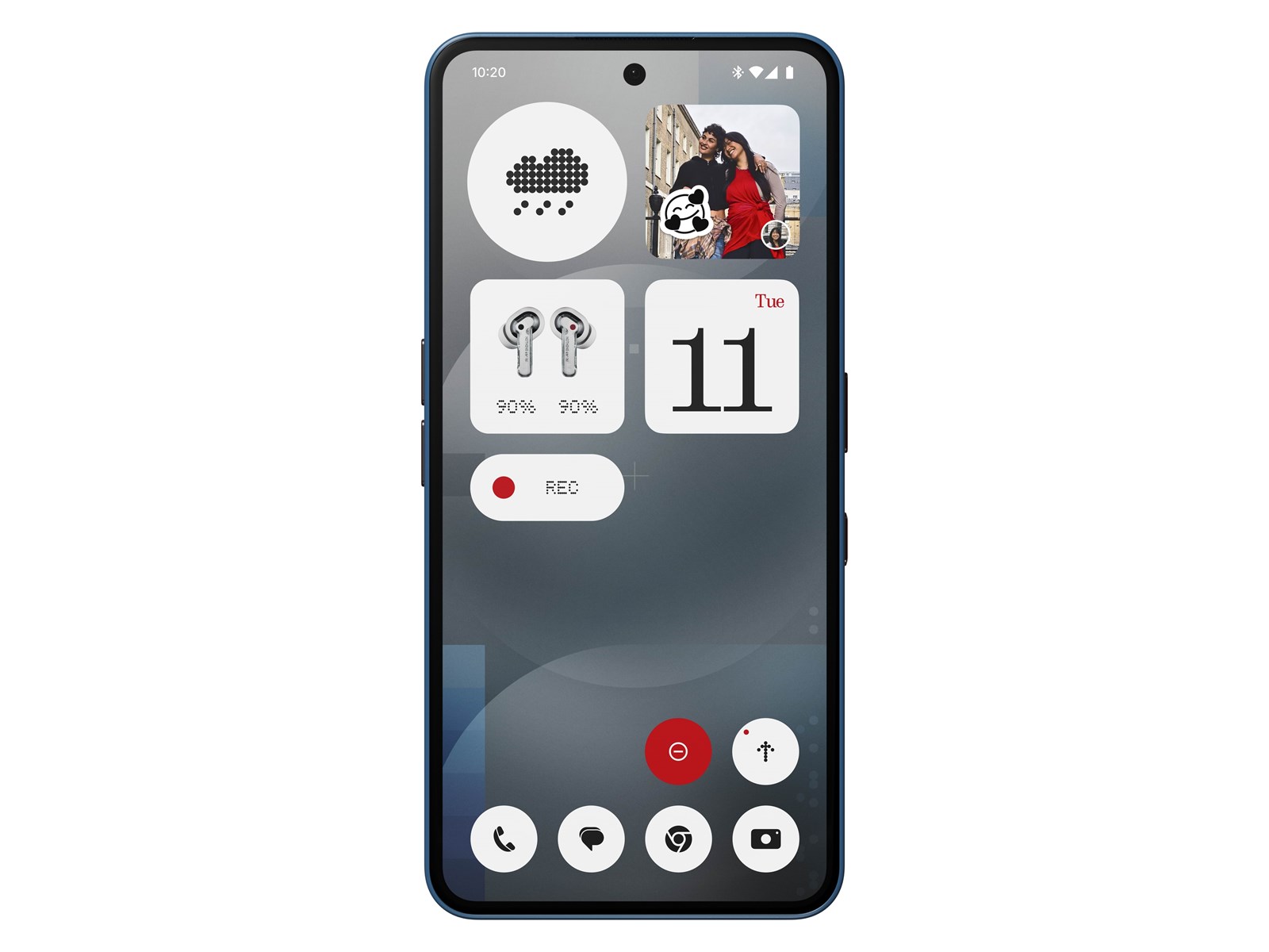Nothing Phone (3a) 256GB/12GB - Blue - Billede 2