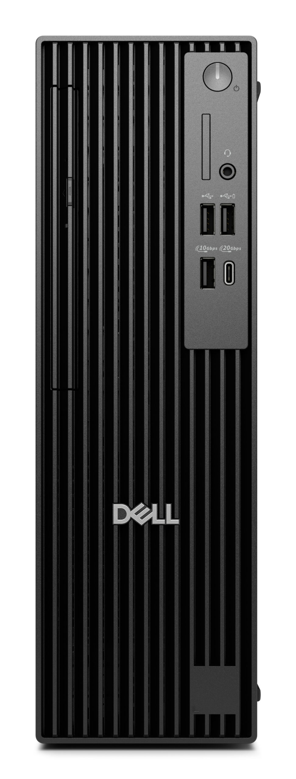 Dell Pro Slim Plus QBS1250 - AI PC - tynd desktop Core Ultra 7 265 / op til 5.3 GHz - RAM 16 GB - SSD 512 GB - NVMe, TLC - Intel Graphics - Gigabit Ethernet, Bluetooth, IEEE 802.11ax (Wi-Fi 6E) - Win 11 Pro - skærm: ingen - sort - BTS - med 3 års Basic Onsite