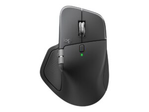 Logitech MX Master 4 for Business - Mus - 8 knapper - trådløs - Bluetooth, 2.4 GHz - Logitech Logi Bolt USB-modtager
