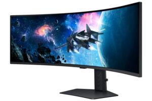 Samsung Odyssey G9 S49CG954EU - G95C Series - LED-skærm - gaming - kurvet - 49"" - 5120 x 1440 Dual Quad HD @ 240 Hz - VA - 450 cd/m² - 2500:1 - DisplayHDR 1000 - 1 ms - 2xHDMI, DisplayPort - sort - Billede 2