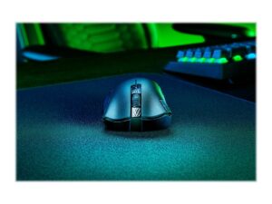 Razer DeathAdder V2 X HyperSpeed - Mus - ergonomisk - højrehåndet - optisk - 7 knapper - trådløs - 2.4 GHz, Bluetooth 5.1 LE - trådløs modtager (USB) - Billede 4