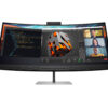 HP 740pm - Series 7 Pro - LED-skærm - kurvet - 40"" (39.7"" til at se) - 5120 x 2160 WUHD @ 60 Hz - IPS - 300 cd/m² - 1000:1 - 5 ms - 2xThunderbolt 3, HDMI, DisplayPort - højtalere - sort, sølv