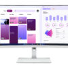 Lenovo L34W-4C - LED-skærm - kurvet - 34"" - 3440 x 1440 @ 120 Hz - VA - 350 cd/m² - 3000:1 - HDR10 - 1 ms - 2xHDMI, DisplayPort - skygrå