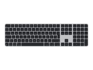 Apple Magic Keyboard with Touch ID and Numeric Keypad - Tastatur - USB-C - trådløs - Bluetooth - QWERTY - dansk - sorte taster