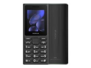 HMD Nokia 105 (2024) - Funktionstelefon - dual-SIM - RAM 4 MB / Intern hukommelse 4 MB - microSD slot - sort