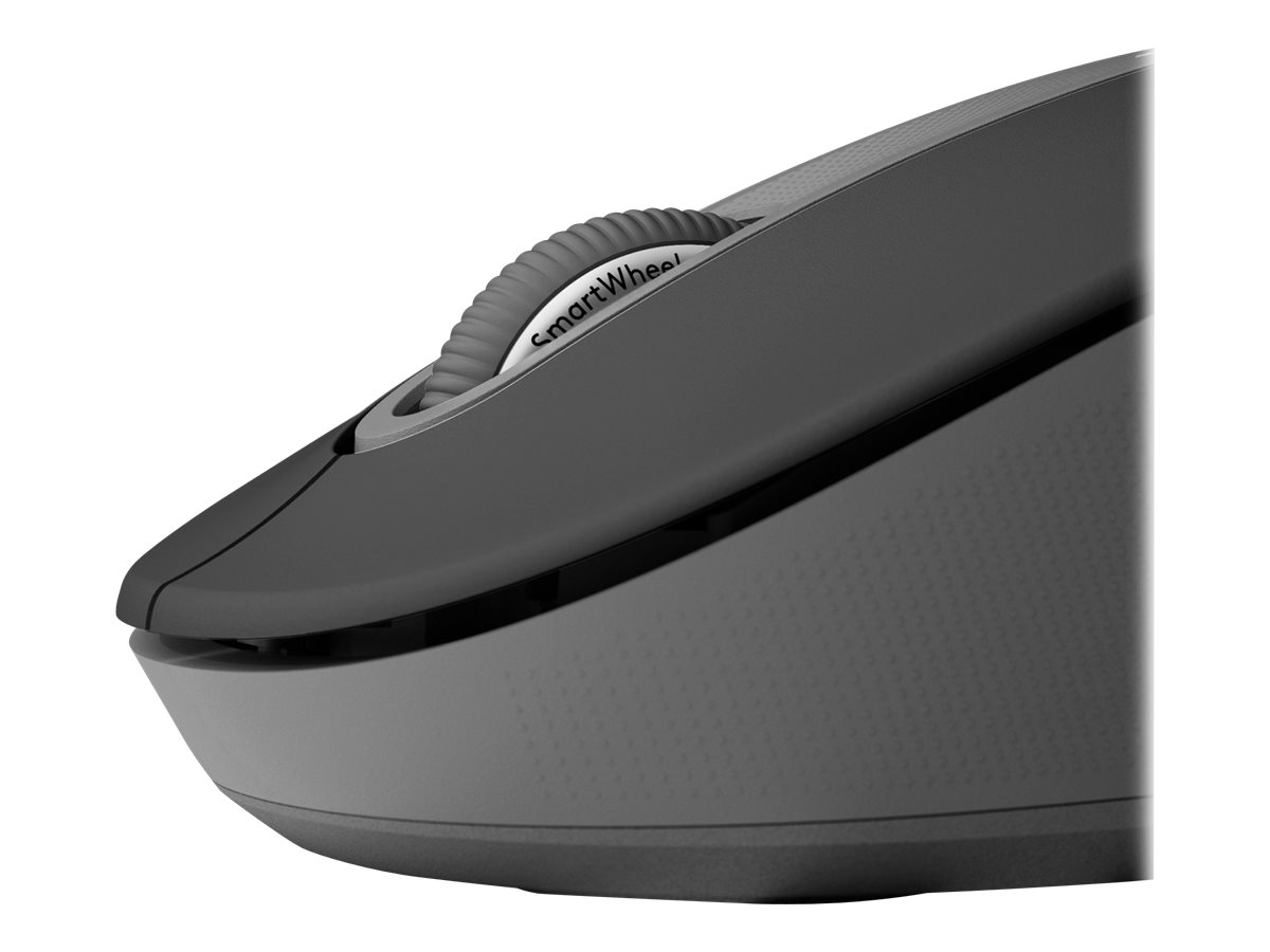 Logitech Signature M650 L LEFT - Mus - stor størrelse - venstrehåndet - optisk - 5 knapper - trådløs - Bluetooth, 2.4 GHz - Logitech Logi Bolt USB-modtager - grafit - Billede 5