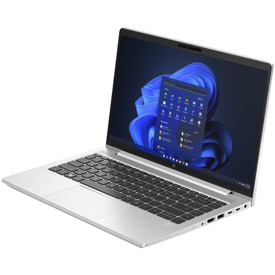 HP EliteBook 640 G10 Notebook - 177° hængselsdesign - Intel Core i5 - 1335U / op til 4.6 GHz - Win 11 Pro - Intel Iris Xe Graphics - 16 GB RAM - 512 GB SSD NVMe - 14"" IPS 1920 x 1080 (Full HD) - Gigabit Ethernet - Wi-Fi 6E - sølv - kbd: tysk - Preowned Grade A+