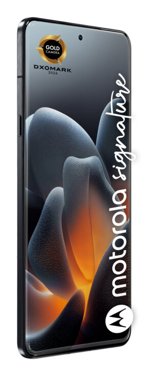 Motorola signature - 5G smartphone - dual-SIM - RAM 16 GB / Intern hukommelse 512 GB - OLED display - 6.78"" - 2780 x 1264 pixels (165 Hz) - 3x bagkamera 50 MP, 50 MP, 50 MP - front camera 50 MP - pantone carbon - Billede 4
